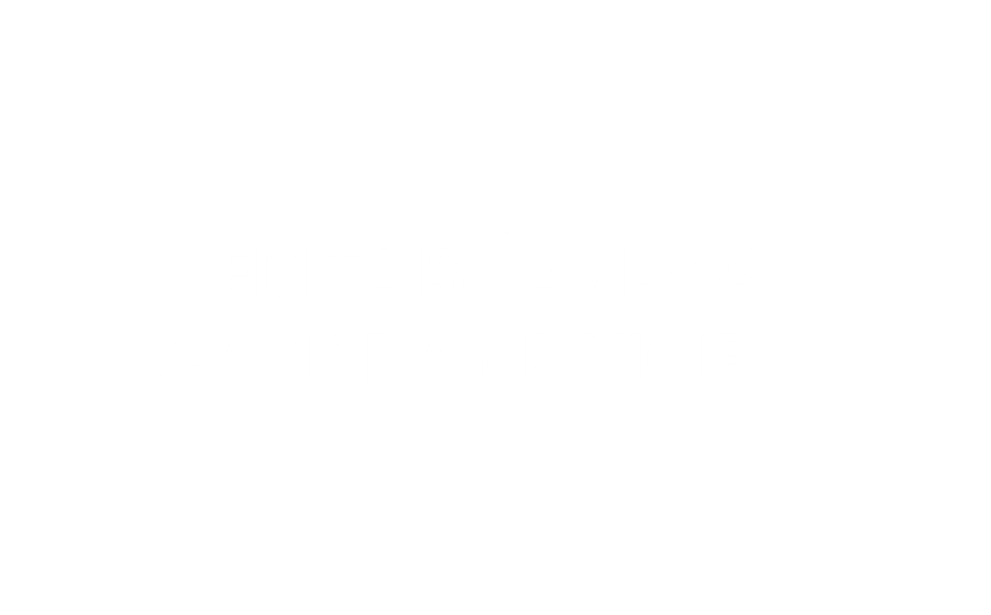 Editais / Avisos Câmara Municipal