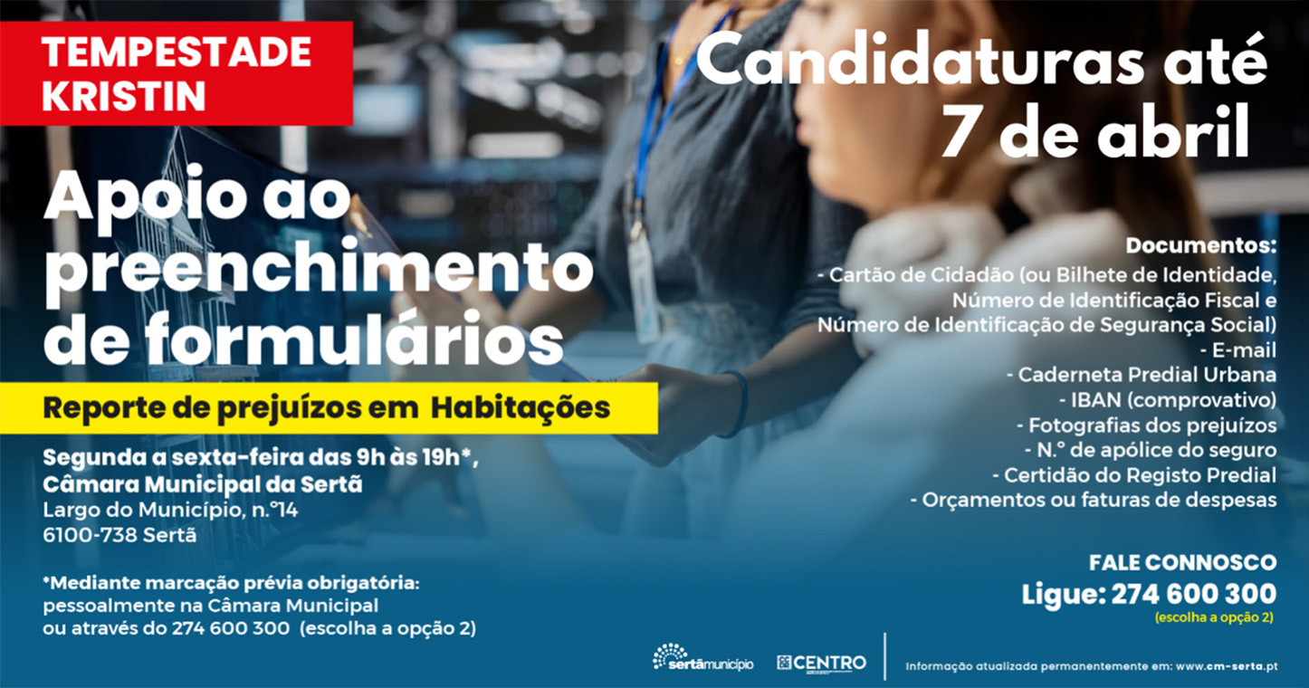Candidaturas a apoios para prejuízos em habitações terminam a 7 de abril