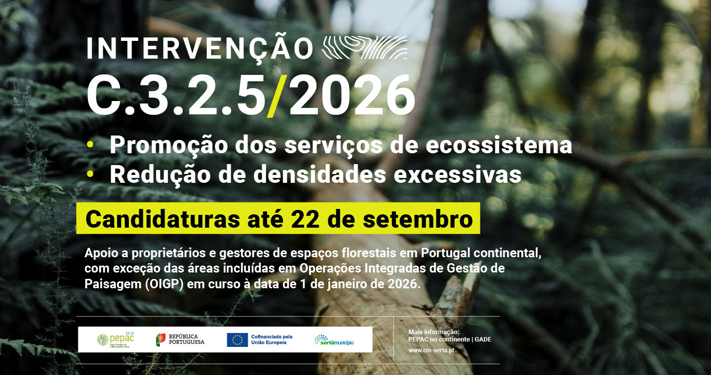 Apoio à Redução de Densidades Excessivas com candidaturas abertas até 22 de setembro