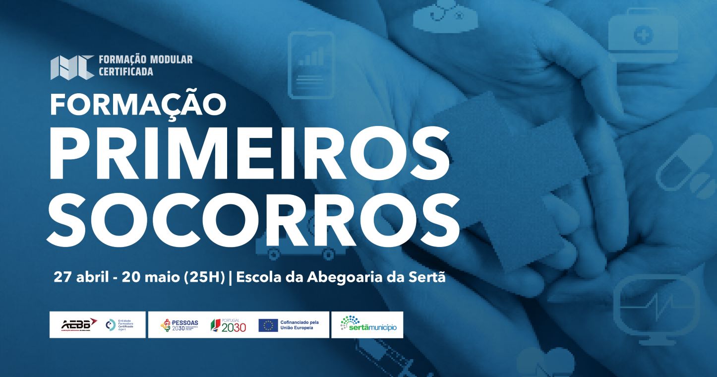 Formação em Primeiros Socorros arranca a 27 de abril