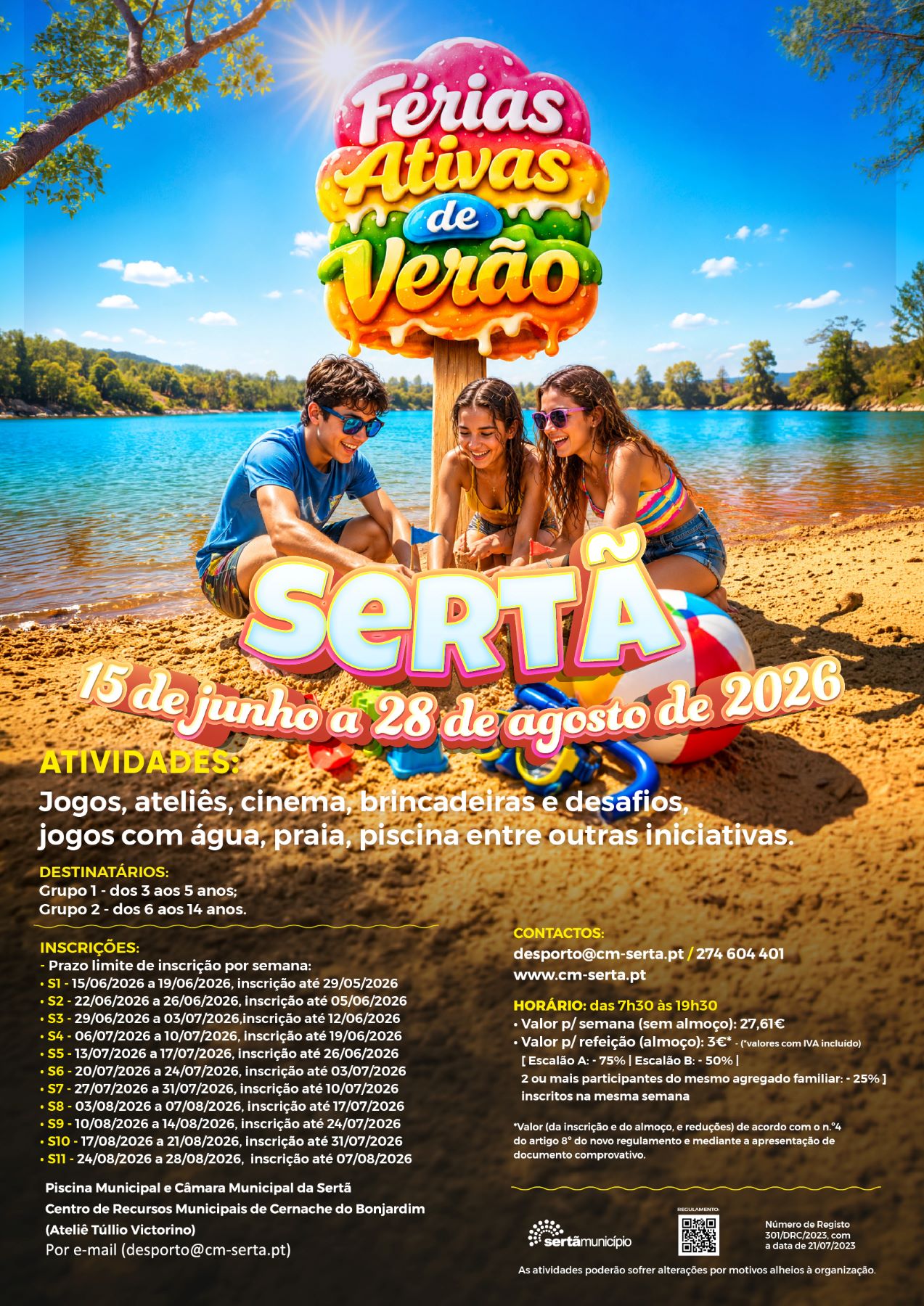 Ferias Ativas de Verão - Sertã 2026