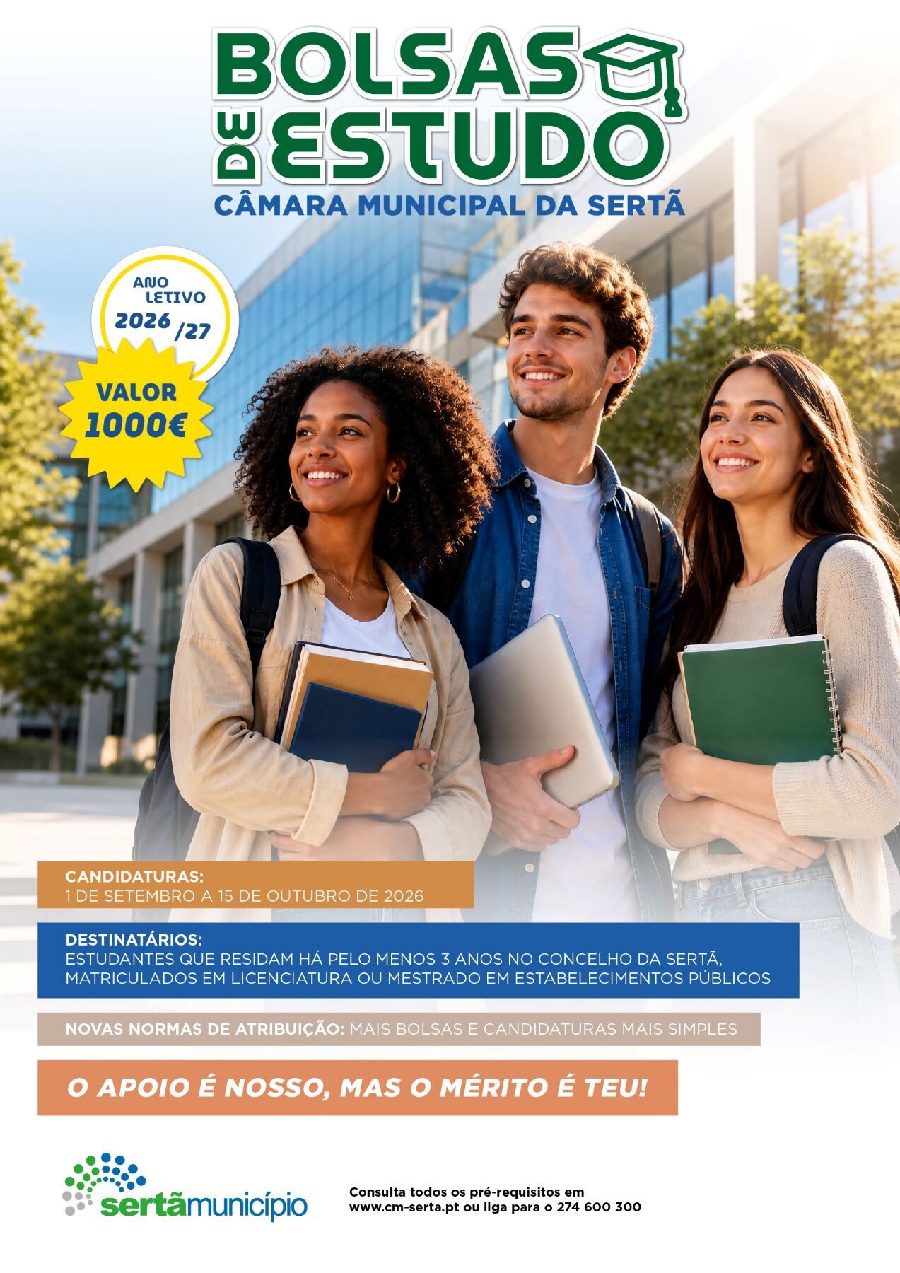 Bolsas Estudo CMS 2026 crt